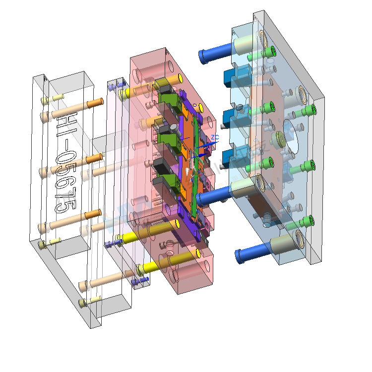 IMD/IML注塑工藝模具設計開發(fā)